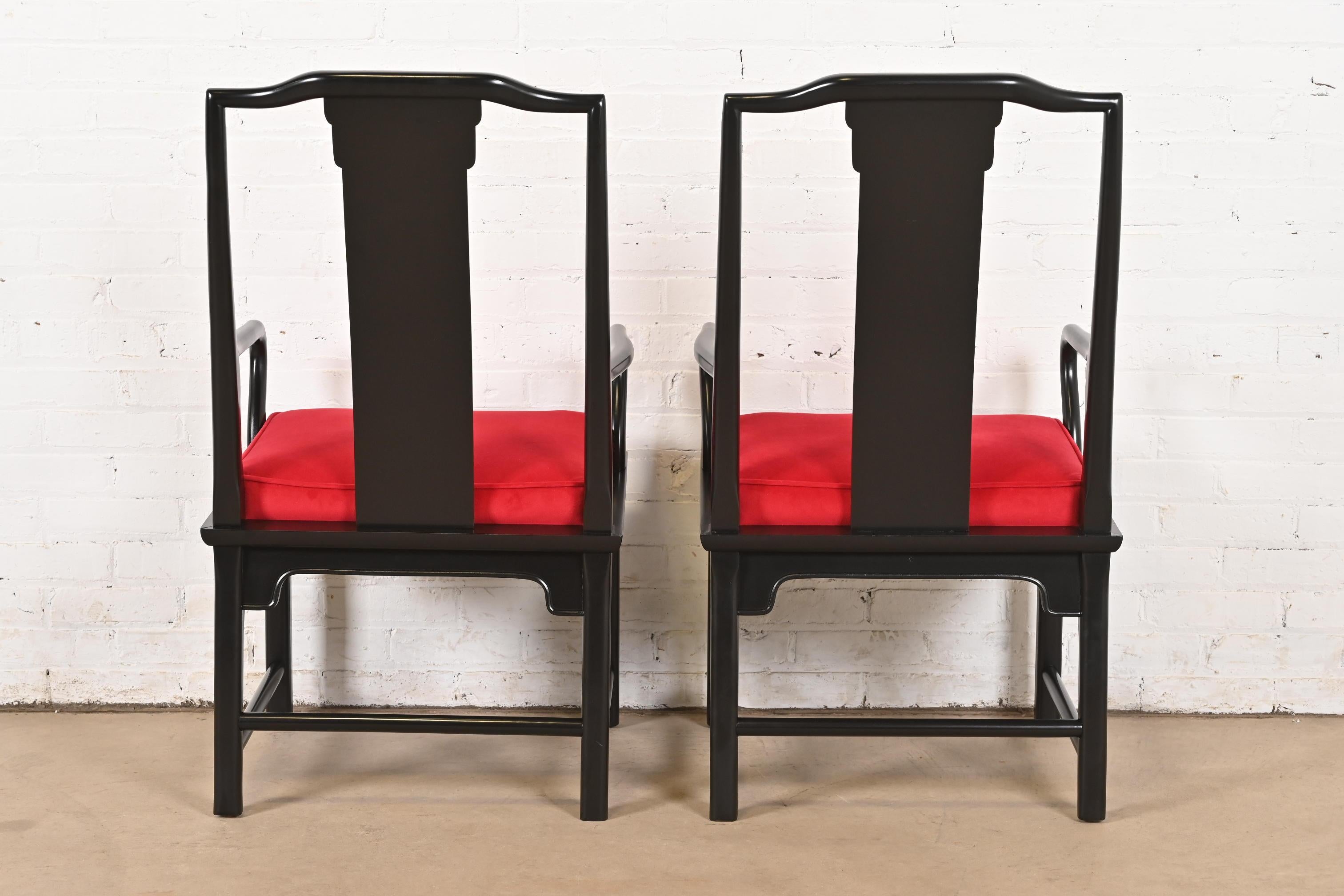 Hollywood Regency Chinoiserie-Esszimmerstühle von Raymond Sobota für Century Furniture im Angebot 6
