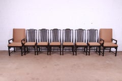 Raymond Sobota per Century Furniture Sedie da pranzo Hollywood Regency Chinoiserie