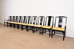 Raymond Sobota for Century Furniture Hollywood Regency Chinoiserie Dining Chairs