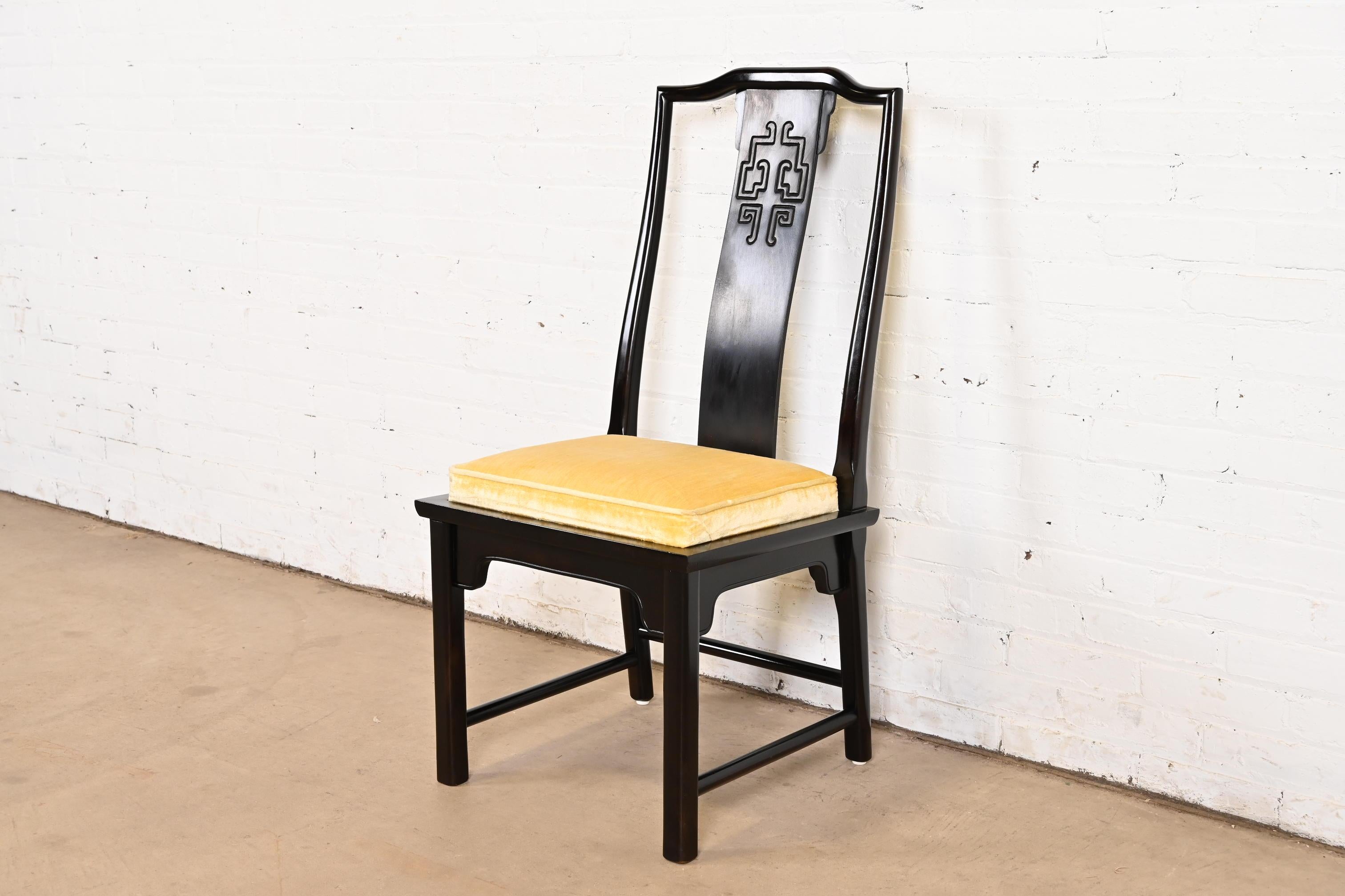 Raymond Sobota for Century Furniture Hollywood Regency Chinoiserie Dining Chairs 1