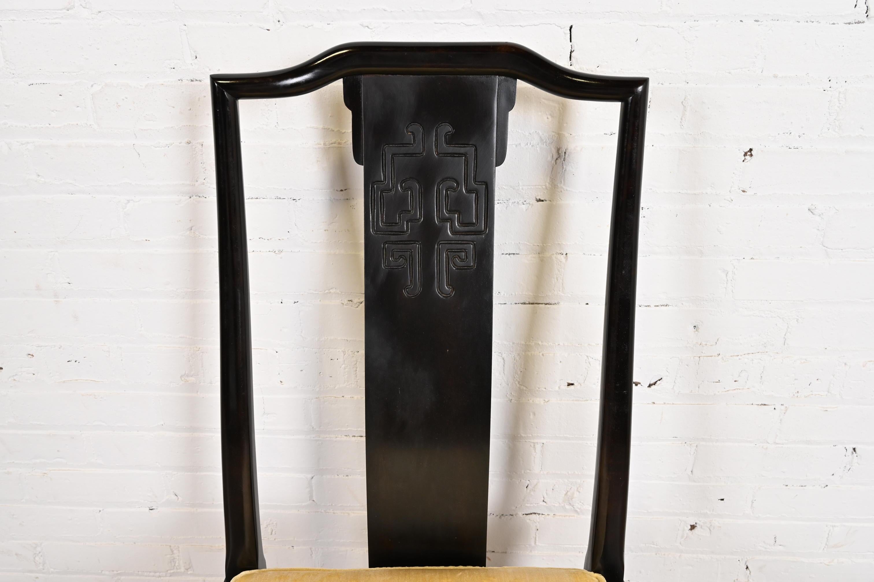 Raymond Sobota for Century Furniture Hollywood Regency Chinoiserie Dining Chairs 2