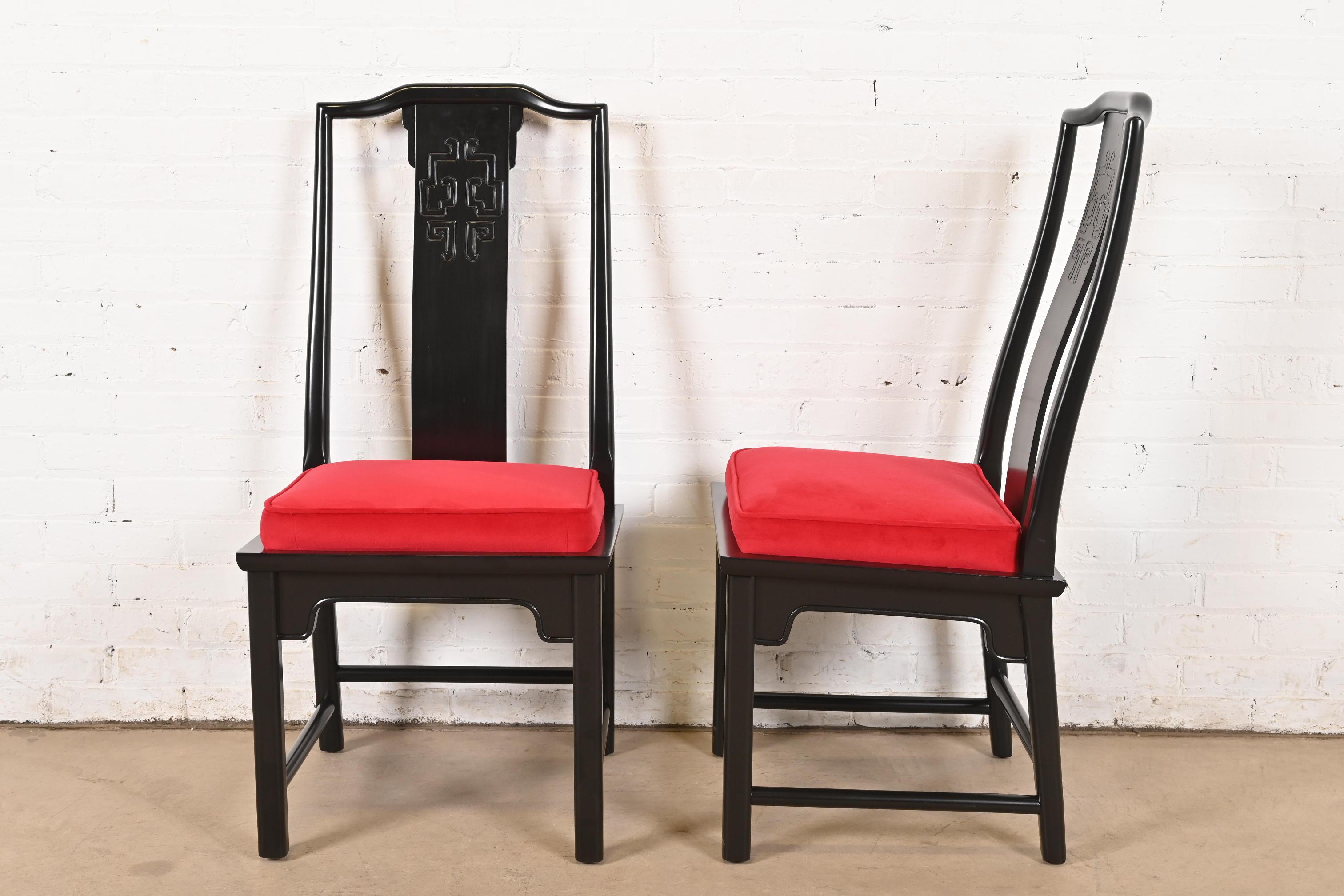 Hollywood Regency Chinoiserie-Esszimmerstühle von Raymond Sobota für Century Furniture im Angebot 2