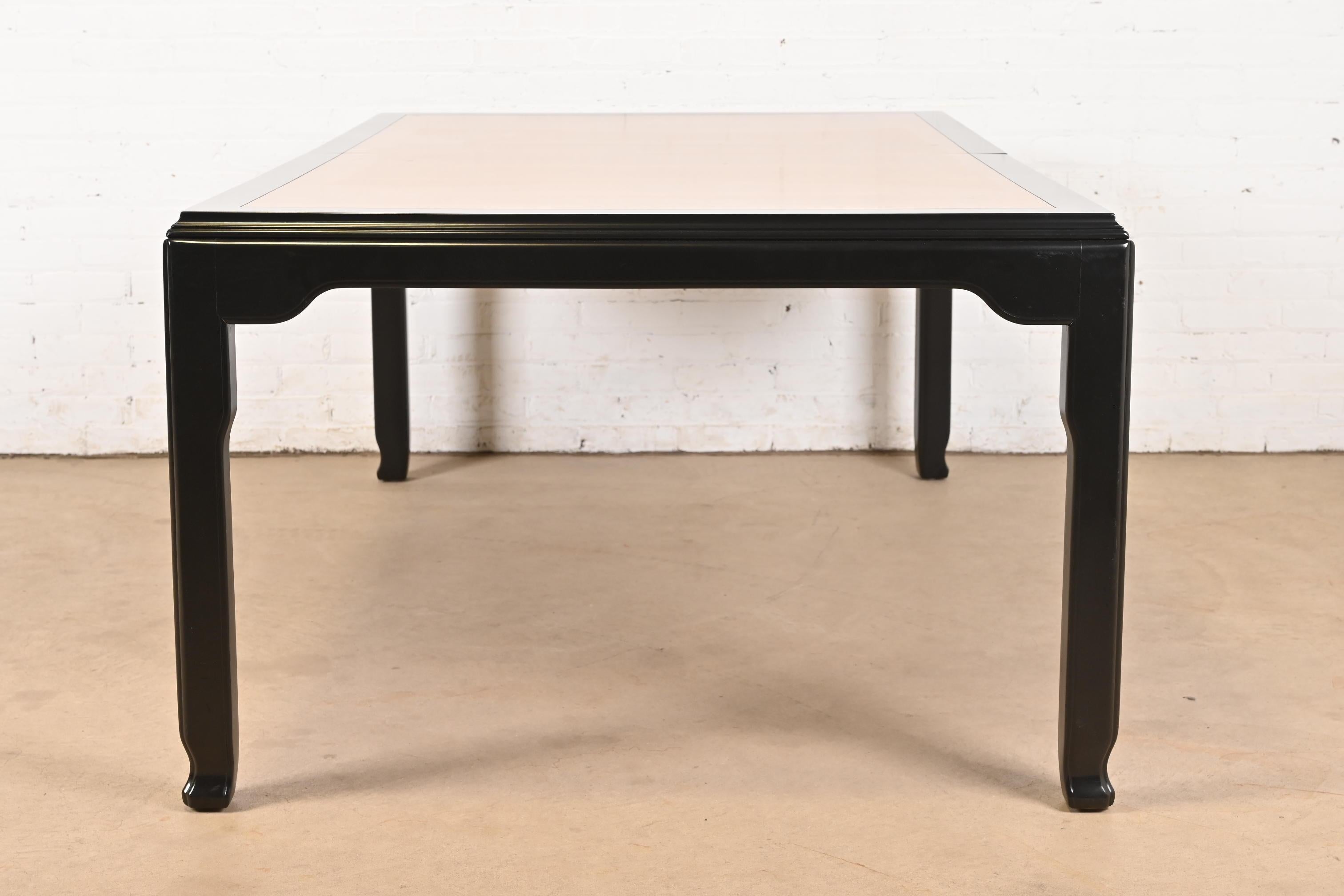 Raymond Sobota for Century Furniture Hollywood Regency Chinoiserie Dining Table For Sale 5