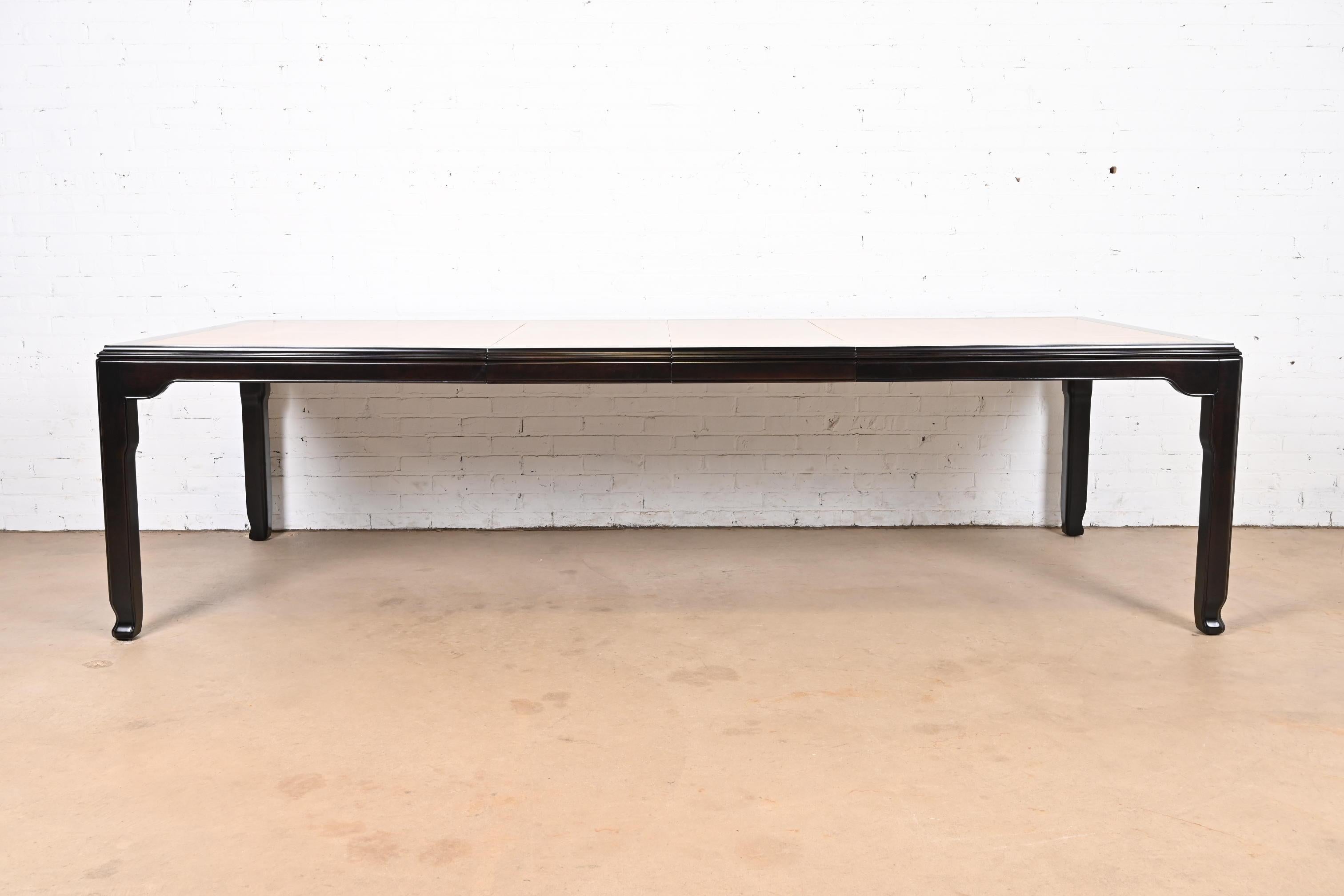 Table de salle à manger Hollywood Regency Chinoiserie Raymond Sobota pour Century Furniture Bon état - En vente à South Bend, IN