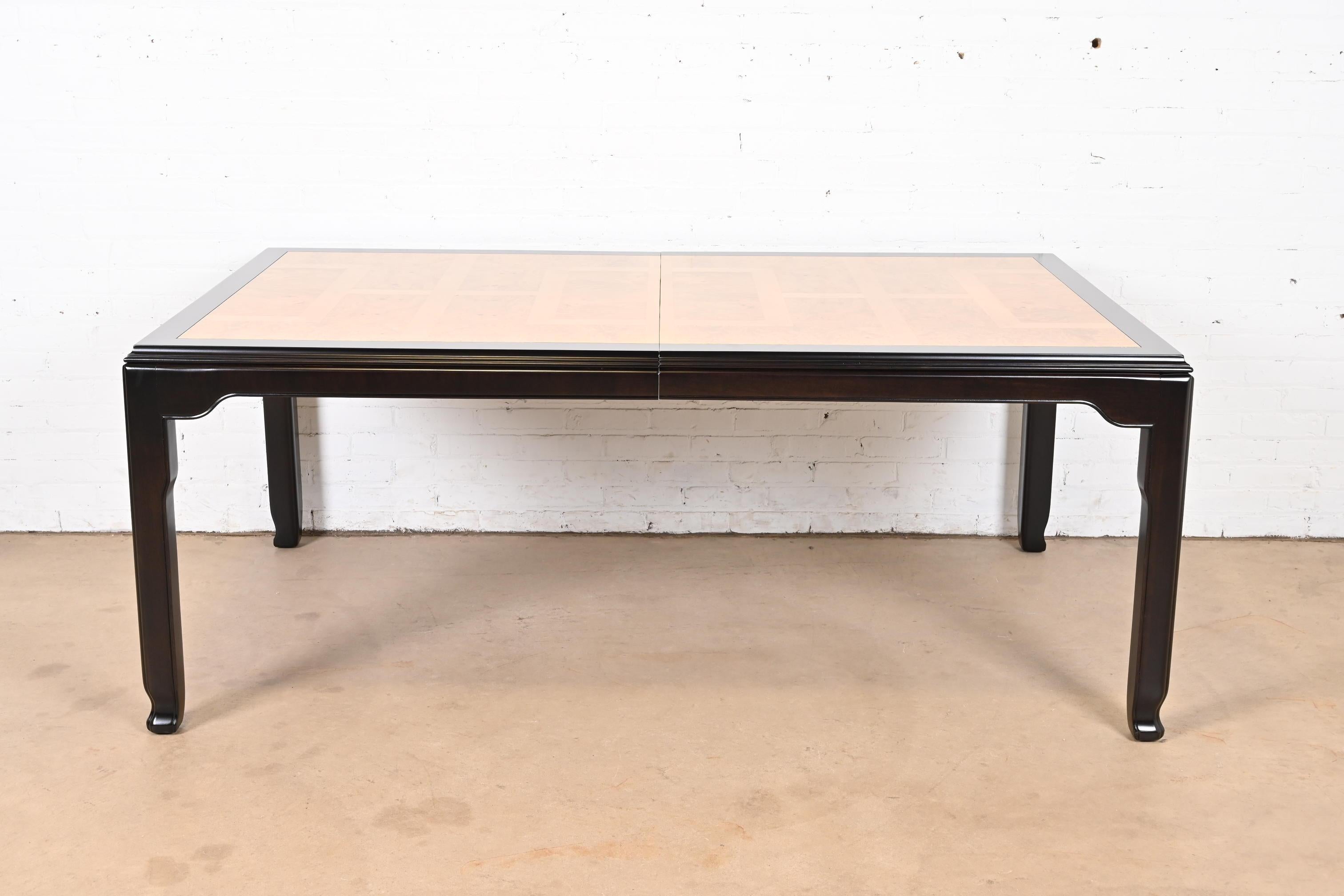 Table de salle à manger Hollywood Regency Chinoiserie Raymond Sobota pour Century Furniture en vente 1