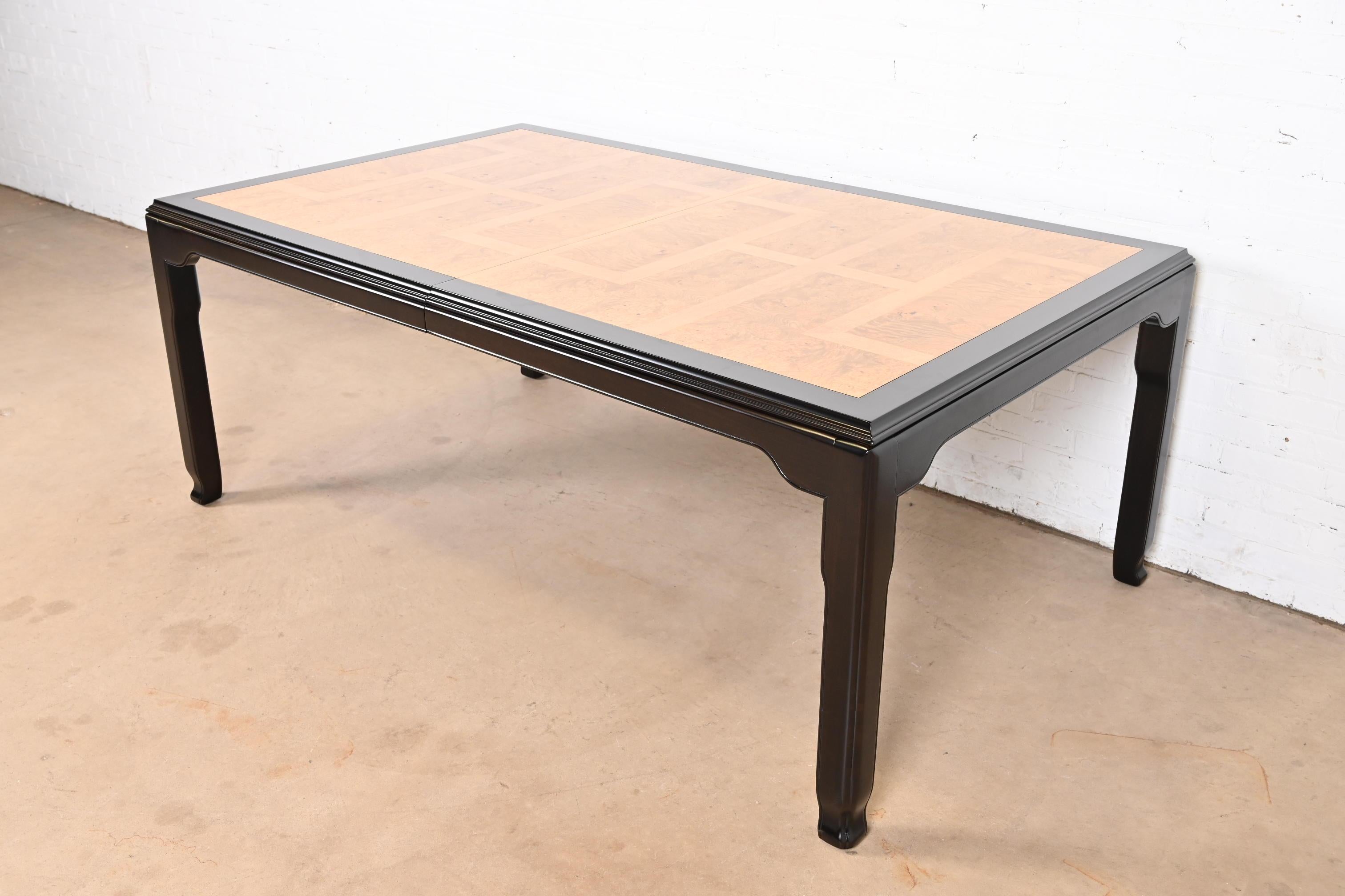 Table de salle à manger Hollywood Regency Chinoiserie Raymond Sobota pour Century Furniture en vente 2