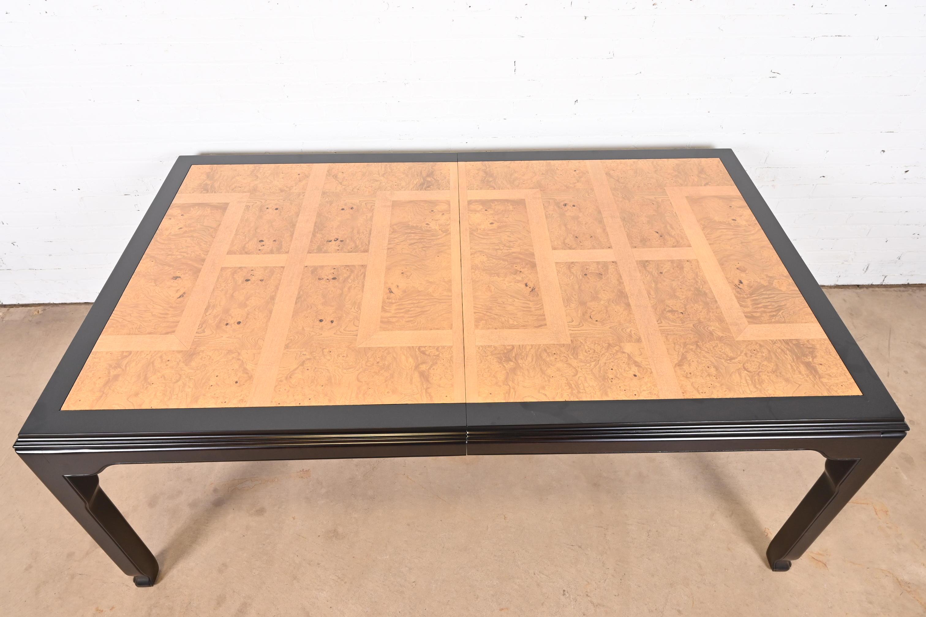 Table de salle à manger Hollywood Regency Chinoiserie Raymond Sobota pour Century Furniture en vente 3