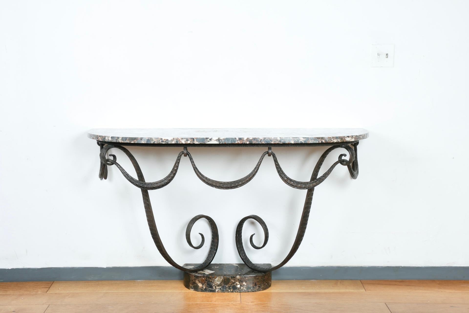 Raymond Subes Art Deco Console Table For Sale 10