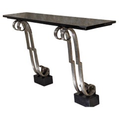Consola cromada Raymond Subes
