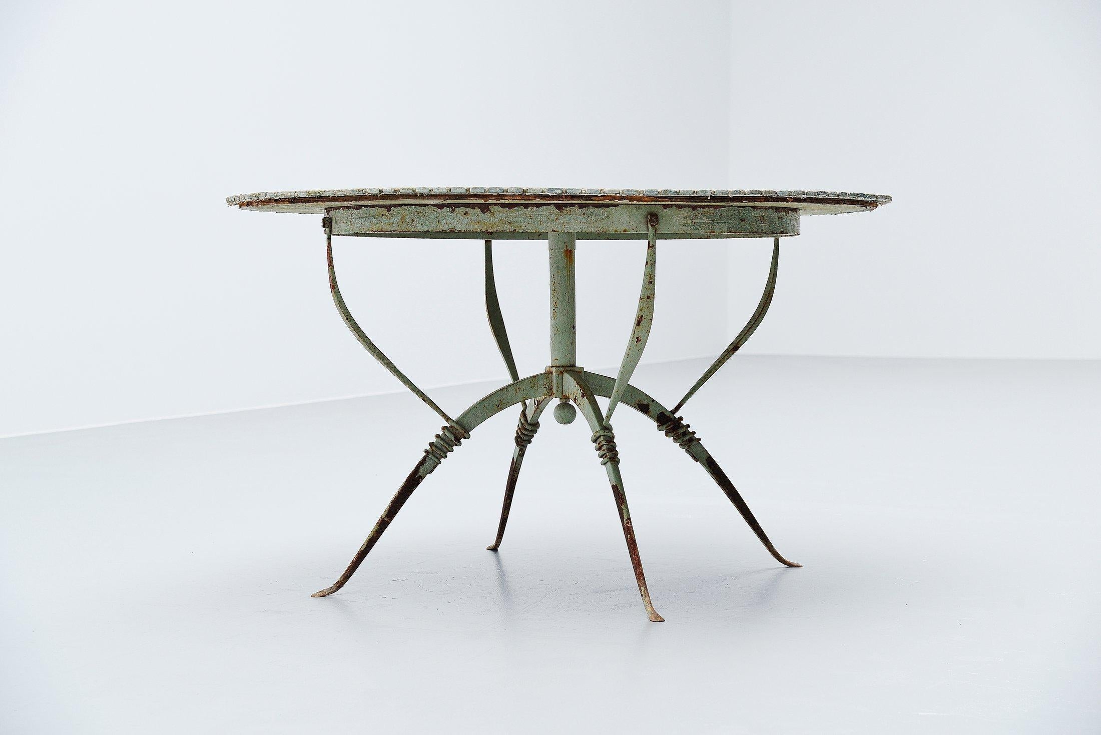 Mid-20th Century Raymond Subes Maison Dominique Art Deco Dining Table, France