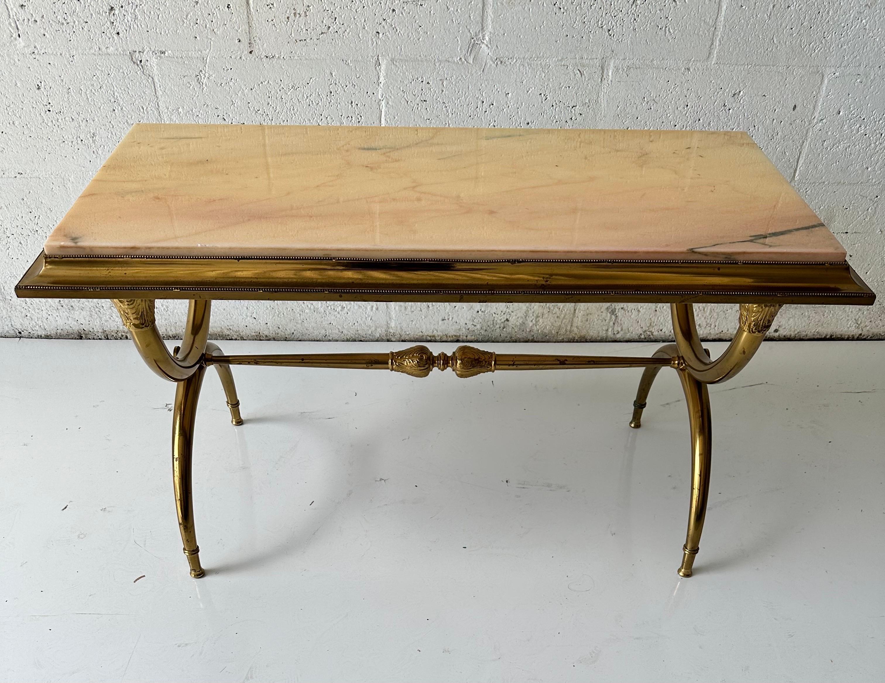 Neoclassical Raymond Subes Style Coffee Table  For Sale