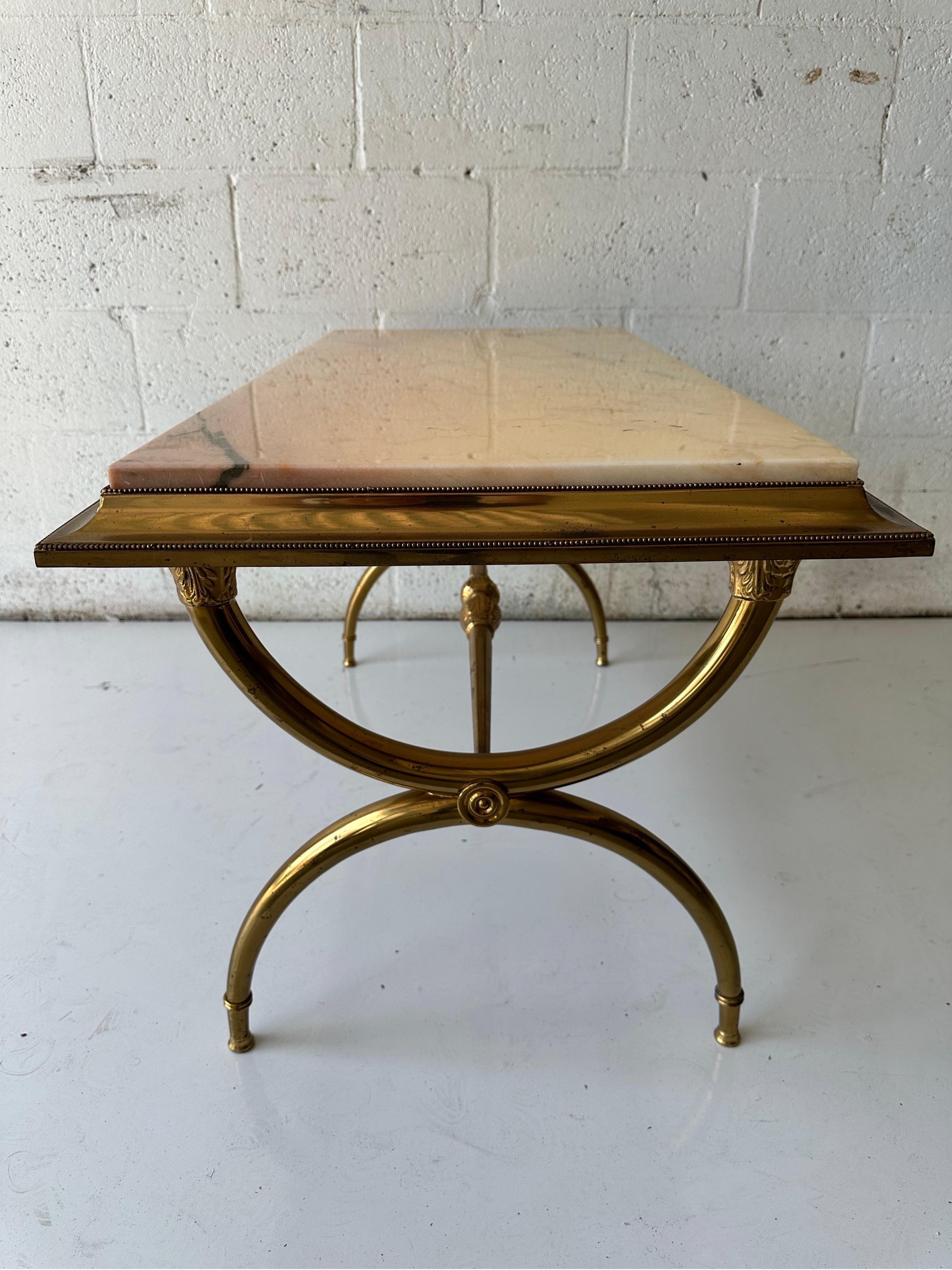Raymond Subes Style Coffee Table In Good Condition For Sale In Miami, FL