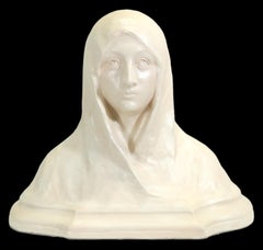 Piline Original Gipsmodell, Symbolistische Skulptur, frühes 20. Jahrhundert
