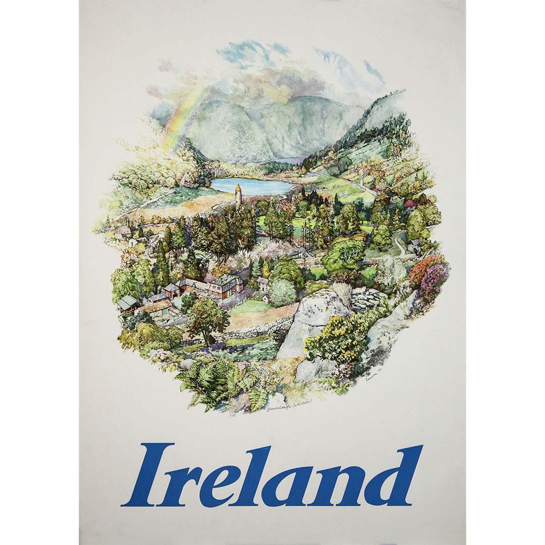 1952 original poster - Ireland - Irish Airlines - Print by Raymond Teague Cowern