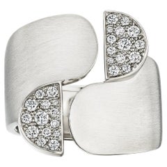 Raymond Templier Diamond Platinum Ring