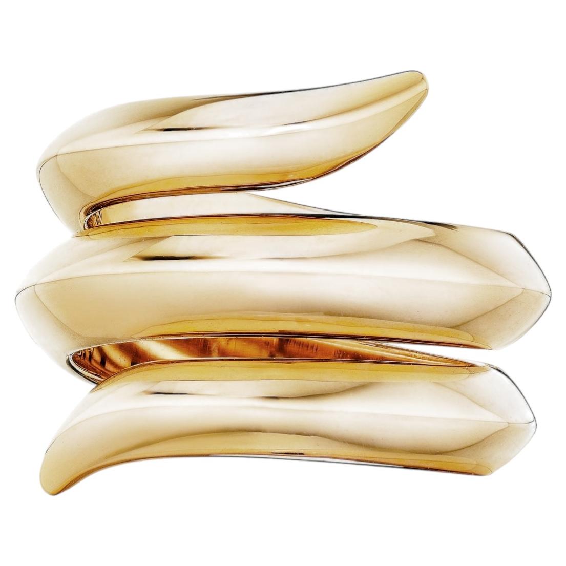 Anello a fascia in oro giallo Raymond Templier Paris in vendita