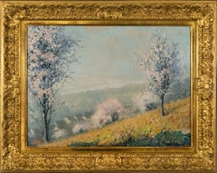 Les arbres en fleurs et la vallée de la Seine par Raymond Thibesart