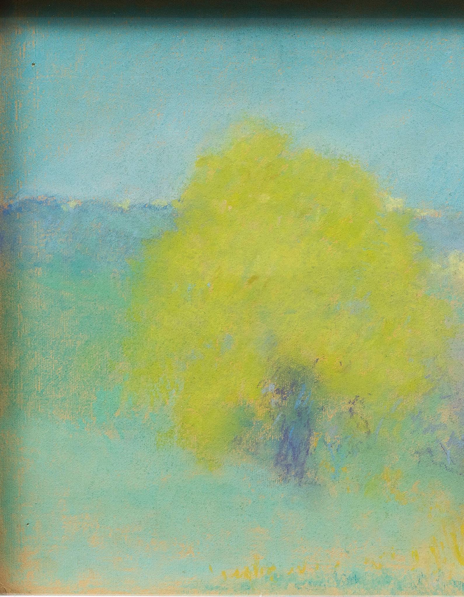 pastel « Les Trois Arbres (Les 3 arbres) » de Raymond Thibesart (1874-1968) en vente 2