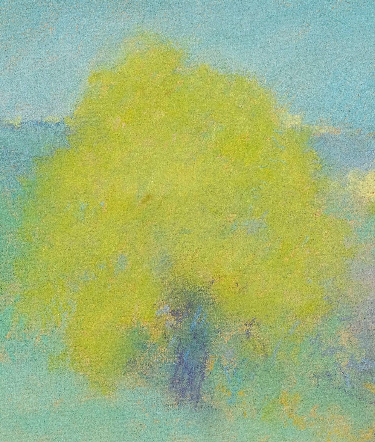 pastel « Les Trois Arbres (Les 3 arbres) » de Raymond Thibesart (1874-1968) en vente 5