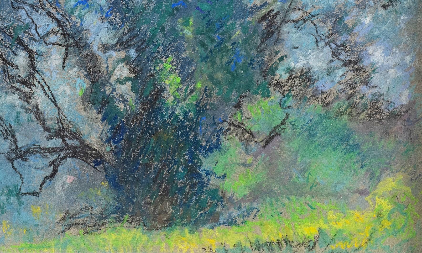 Light Through the Trees (Lumière à Travers l'Arbre) Raymond Thibesart-1874-1968 For Sale 2