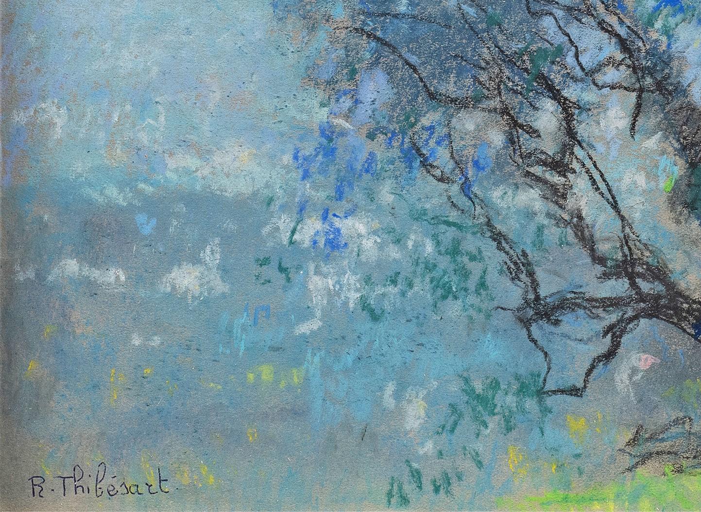 Light Through the Trees (Lumière à Travers l'Arbre) Raymond Thibesart-1874-1968 For Sale 3