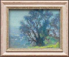 Licht in den Bäumen- Postimpressionistisches Pastell- Raymond Thibesart-1874-1968