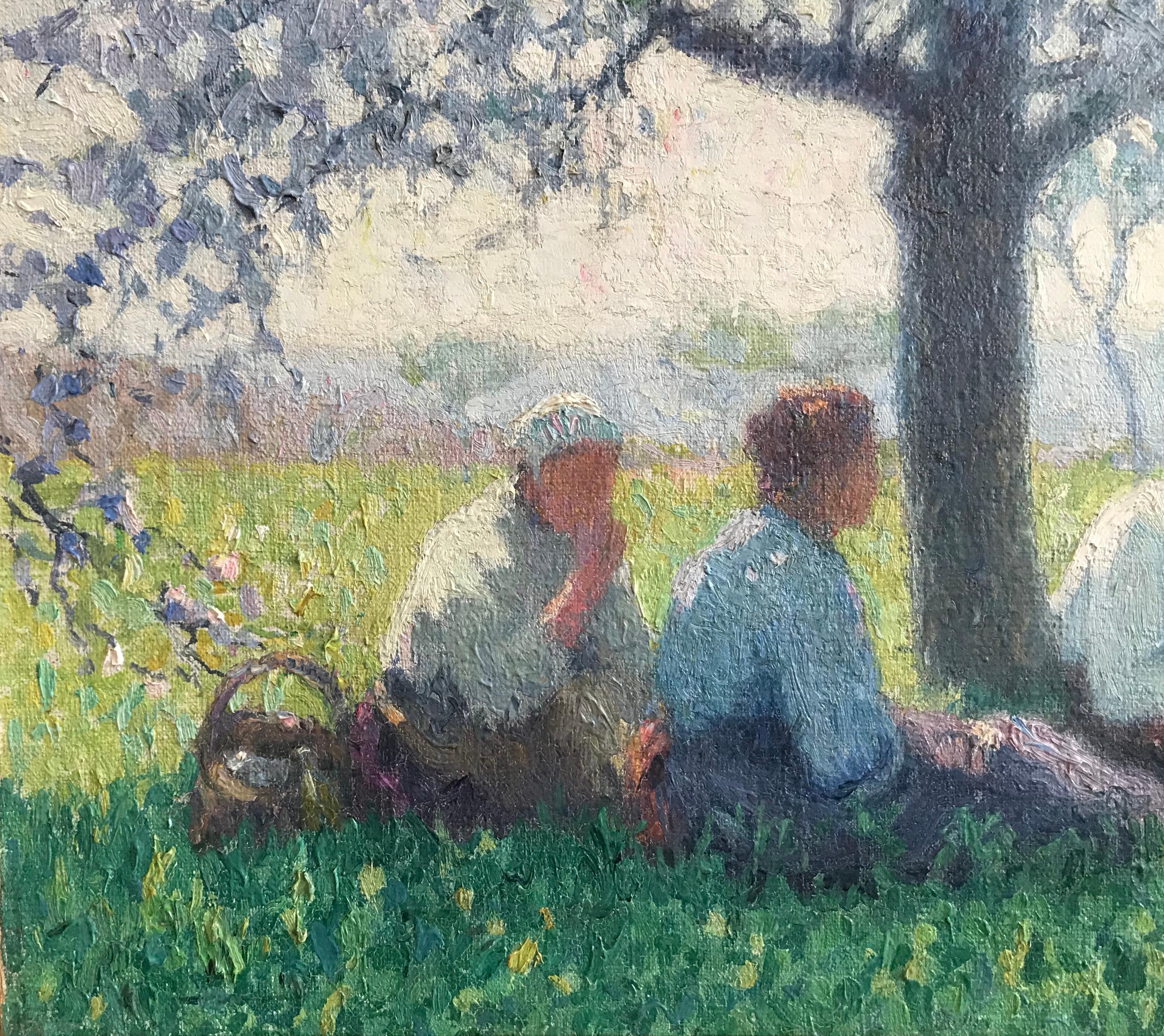 french impressionist painting picnic