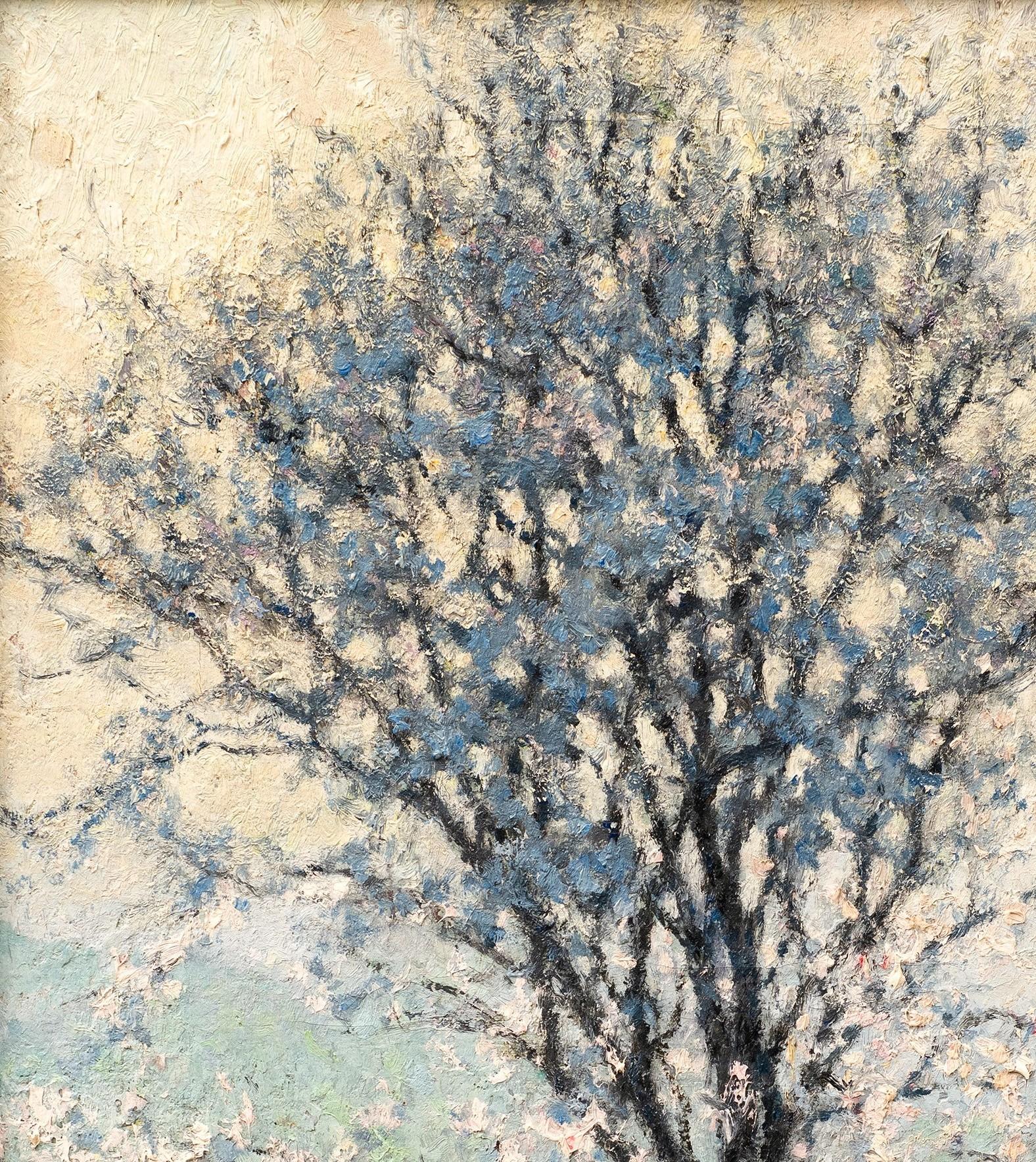 Springtime: Almond Tree in Bloom (Printemps:Amandier en Fleur) Raymond Thibesart For Sale 4