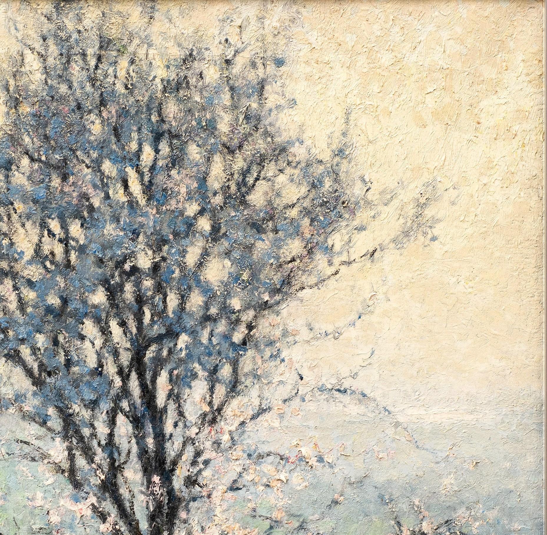 Springtime: Almond Tree in Bloom (Printemps:Amandier en Fleur) Raymond Thibesart For Sale 5