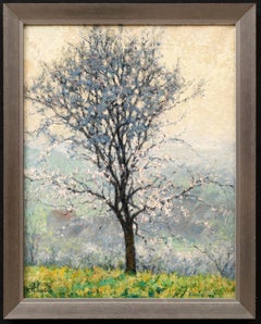 Springtime: Almond Tree in Bloom (Printemps:Amandier en Fleur) Raymond Thibesart