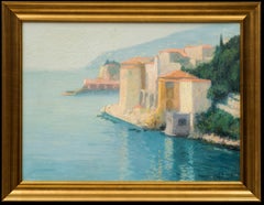“View of Villefranche-sur-Mer” Raymond Thibesart Raymond Thibesart (1874-1968)
