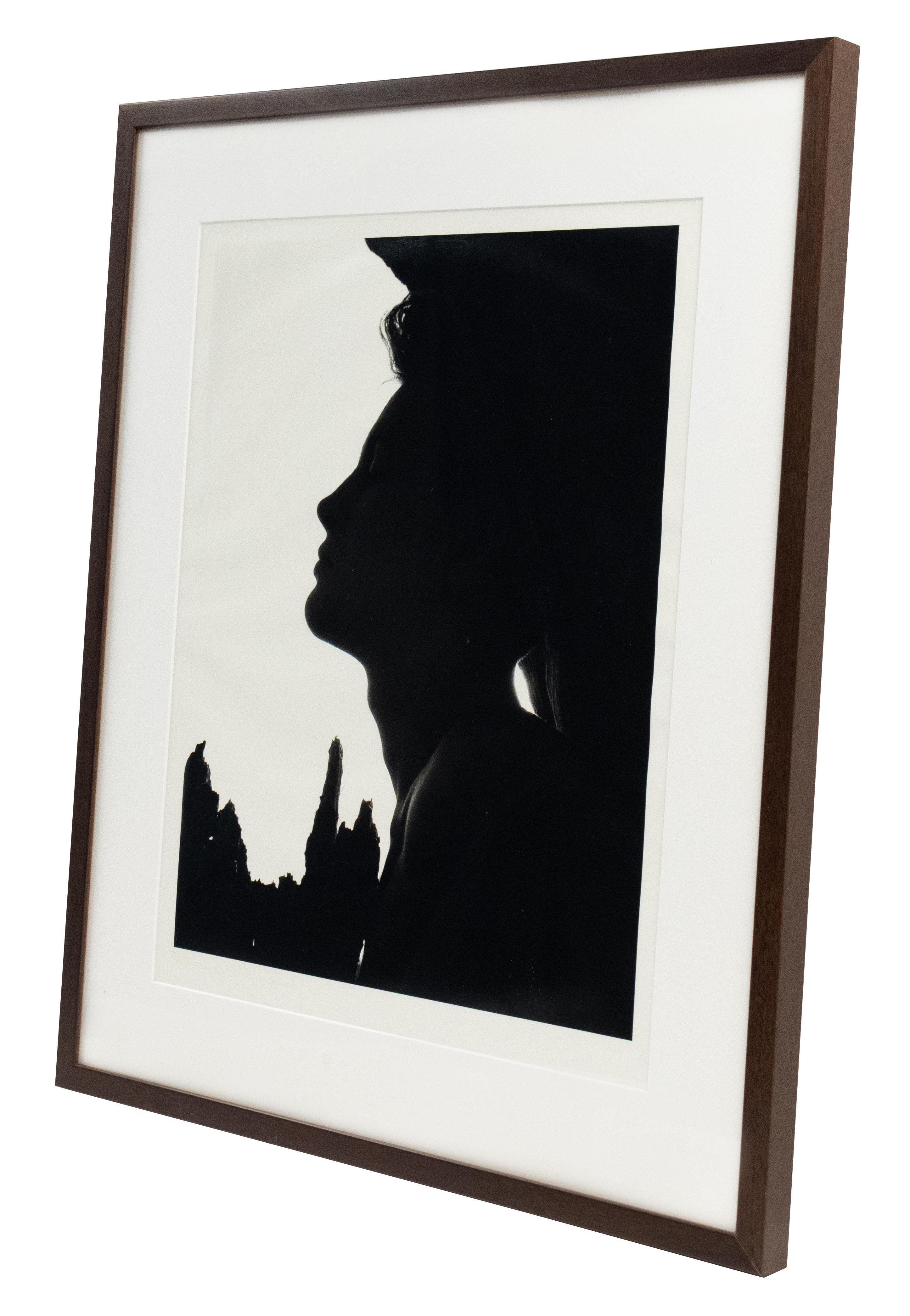 Portrait de Jacques Sernas (Profil en Forêt) For Sale 2