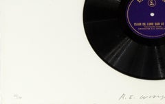 Sérigraphie et collage "Untitled" de Raymond E. Waydelich de "Kinderstern"