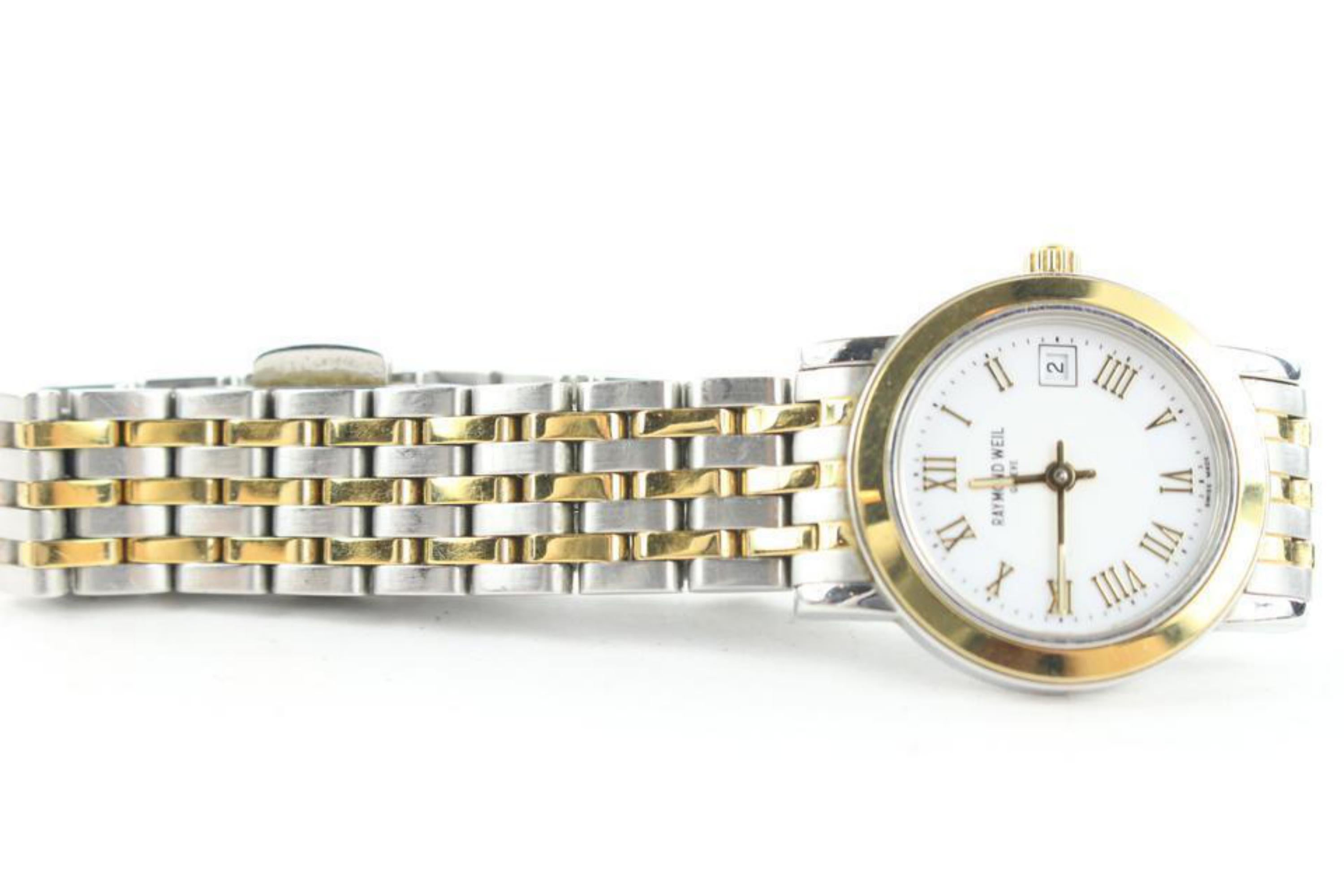 Raymond Weil 5393 Toccata Diamond Two-Tone Stainless Steel 35mm Watch 1RW1227
Date Code/Serial Number: 5393 V335088
Made In: Swiss Made
Measurements: Length:  3.5