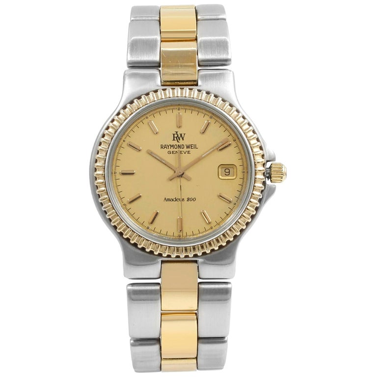 Weil Amadeus 200 Raymond Weil Herrenuhr Gold Raymond Weil Amadeus