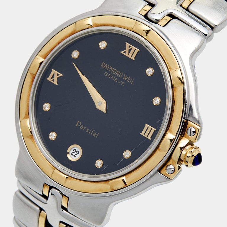 Montre Femme RAYMOND WEIL Parsifal - Acier Inoxydable, Cadran Blanc Chiffres Romains, étanche 50m