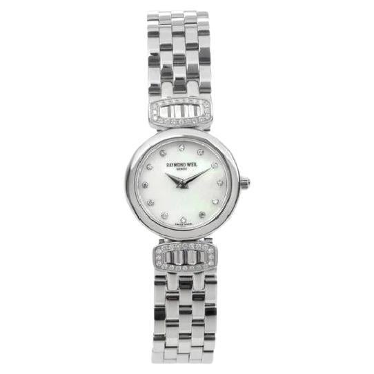 Raymond Weil Chorus Diamond Stainless Steel Watch For Sale