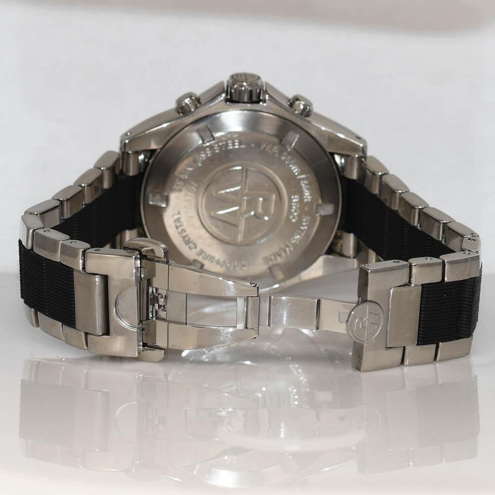 Raymond Weil Chronograph Sport Edelstahluhr 44mm im Zustand „Hervorragend“ im Angebot in Laguna Beach, CA