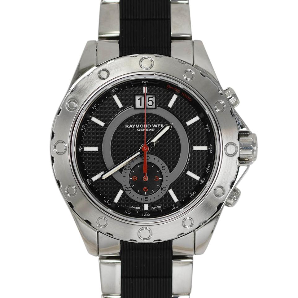 Raymond Weil Chronograph Sport Edelstahluhr 44mm