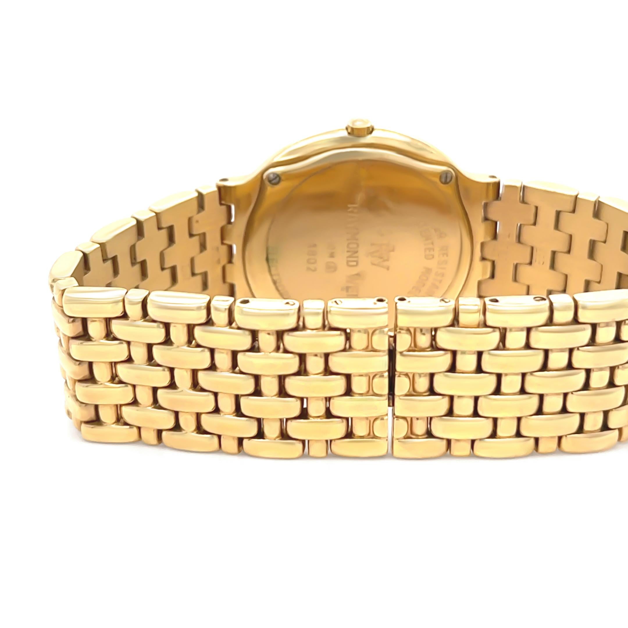 Raymond Weil Fidelio 18ct Gold Plated 4802 Ladies Quartz Watch en venta 2