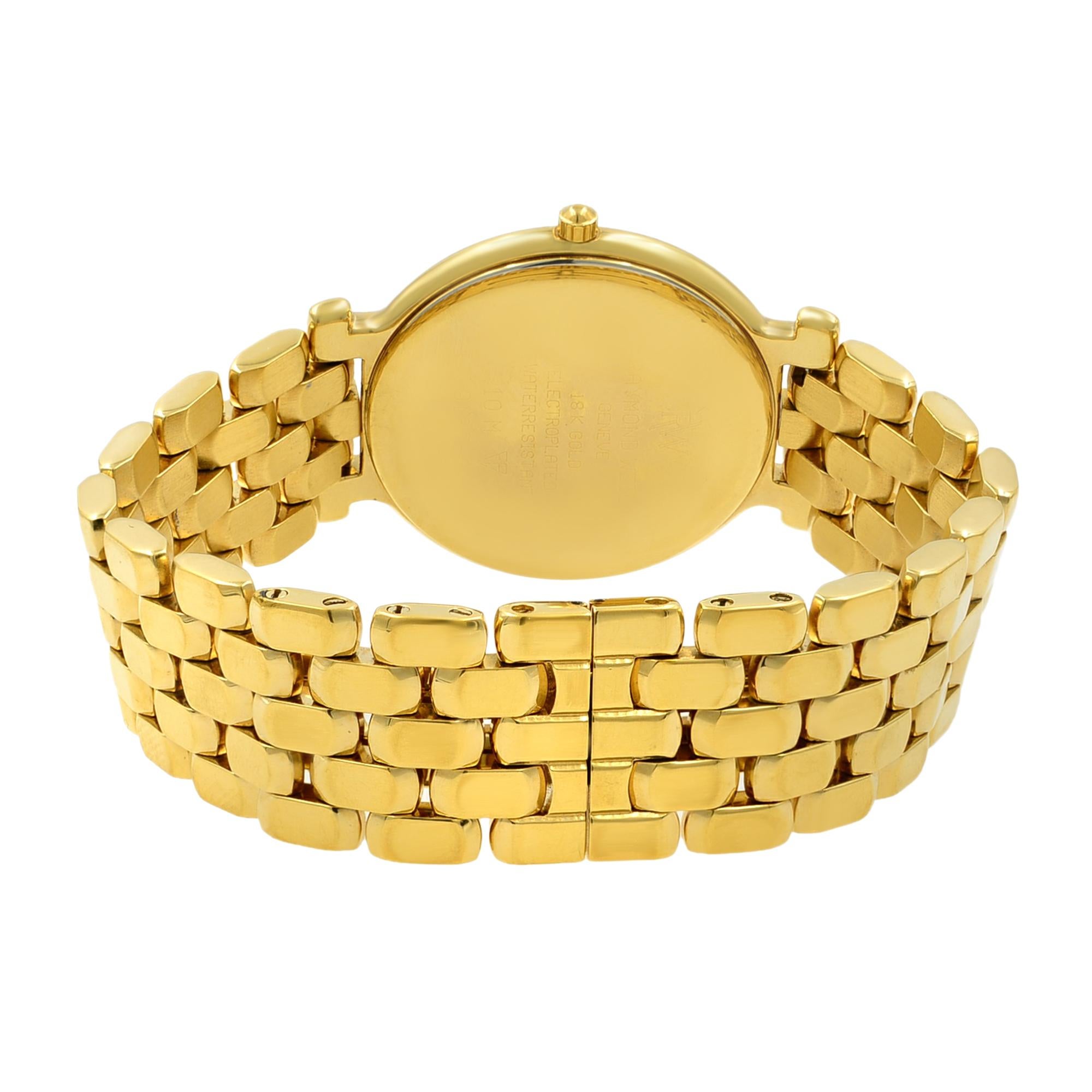 raymond weil geneve 18k gold