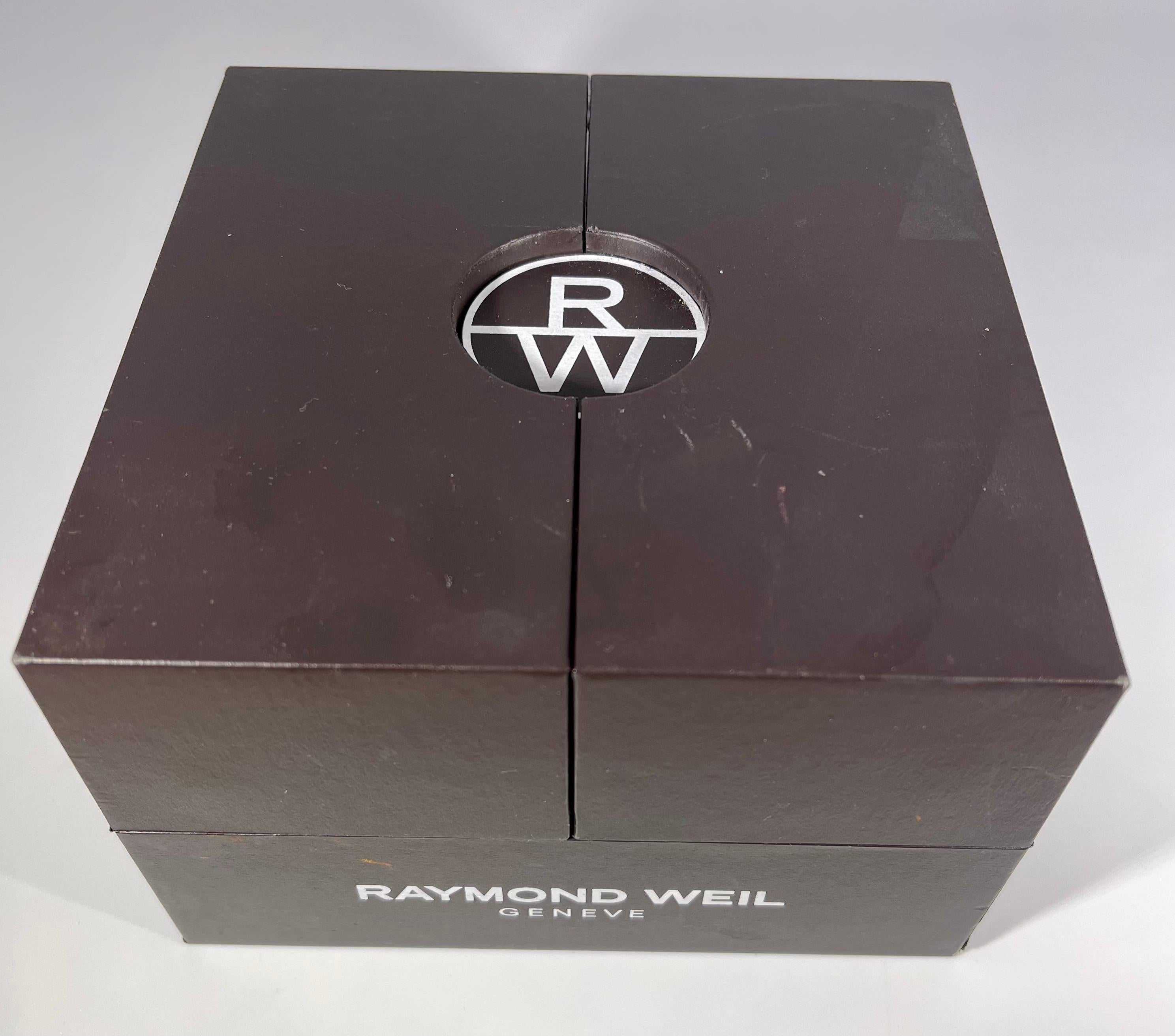 Men's Raymond Weil Flamenco Stainless Steel Watch with Date & Box