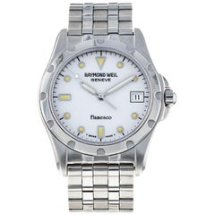 Used Raymond Weil Flamenco Stainless Steel Watch with Date & Box