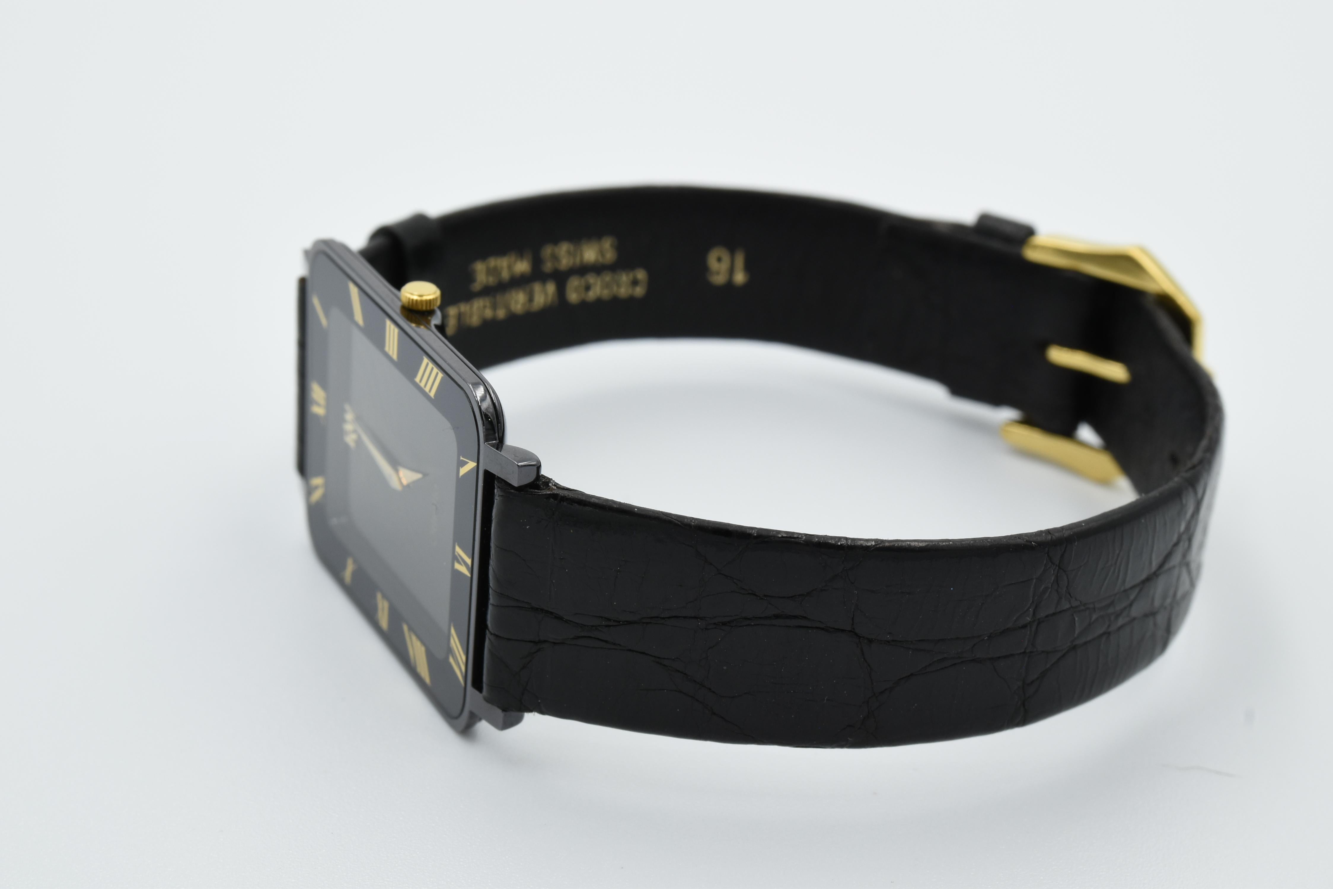 raymond weil othello 18k gold electroplated