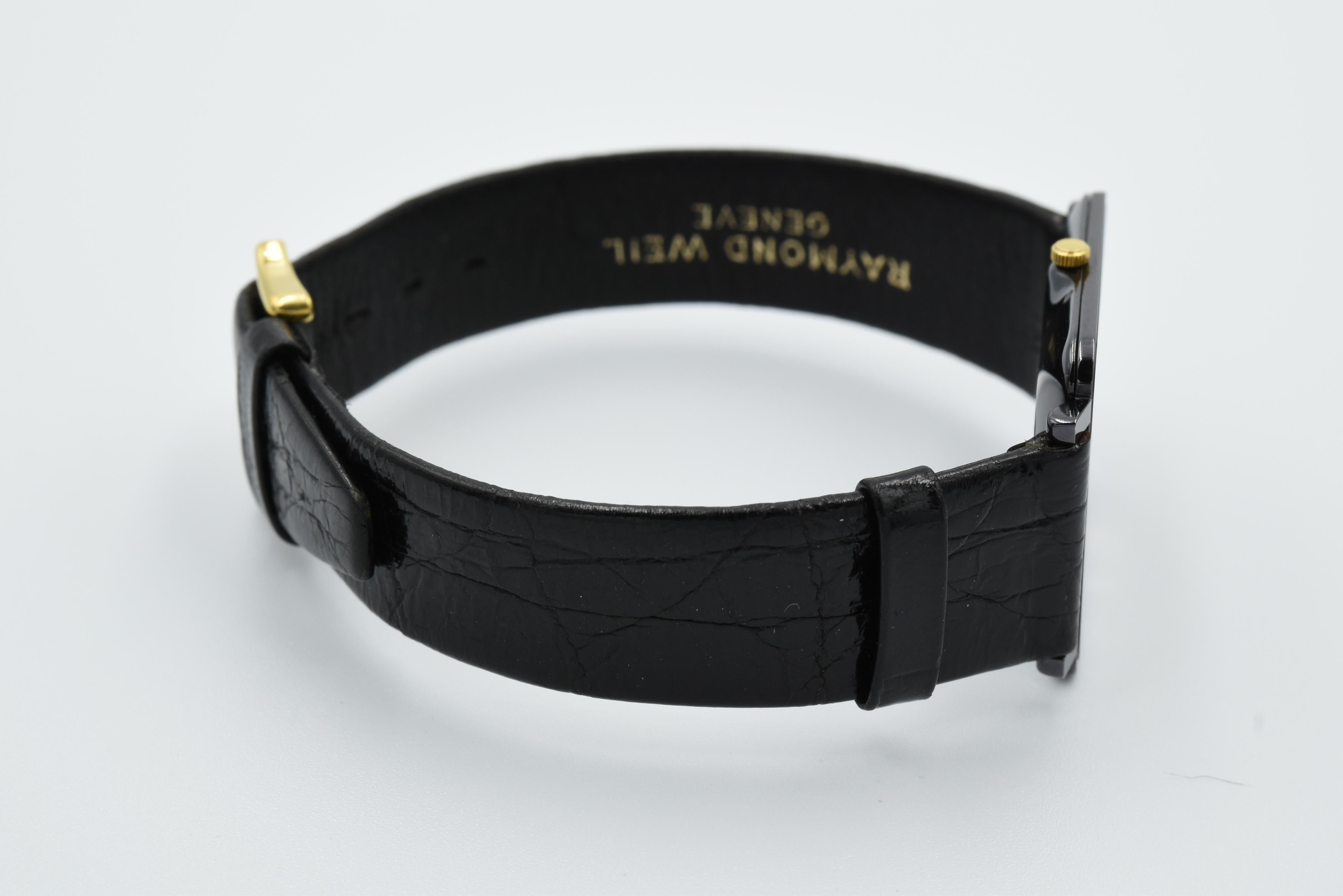 raymond weil geneve othello 18k gold