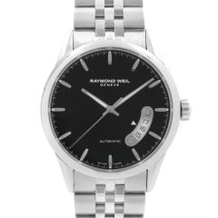 Raymond Weil Freelancer Steel Black Dial Automatic Mens Watch 2770-ST-20011