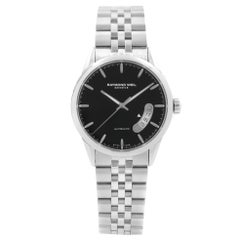 Raymond Weil Montre pour homme Freelancer en acier avec cadran noir, automatique 2770-ST-20011