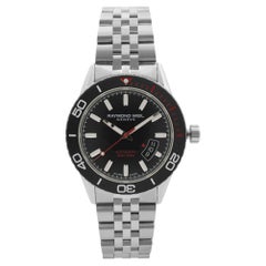 Used Raymond Weil Freelancer Canada Edition 42 Steel Black Dial Watch 2760-ST5-CA150