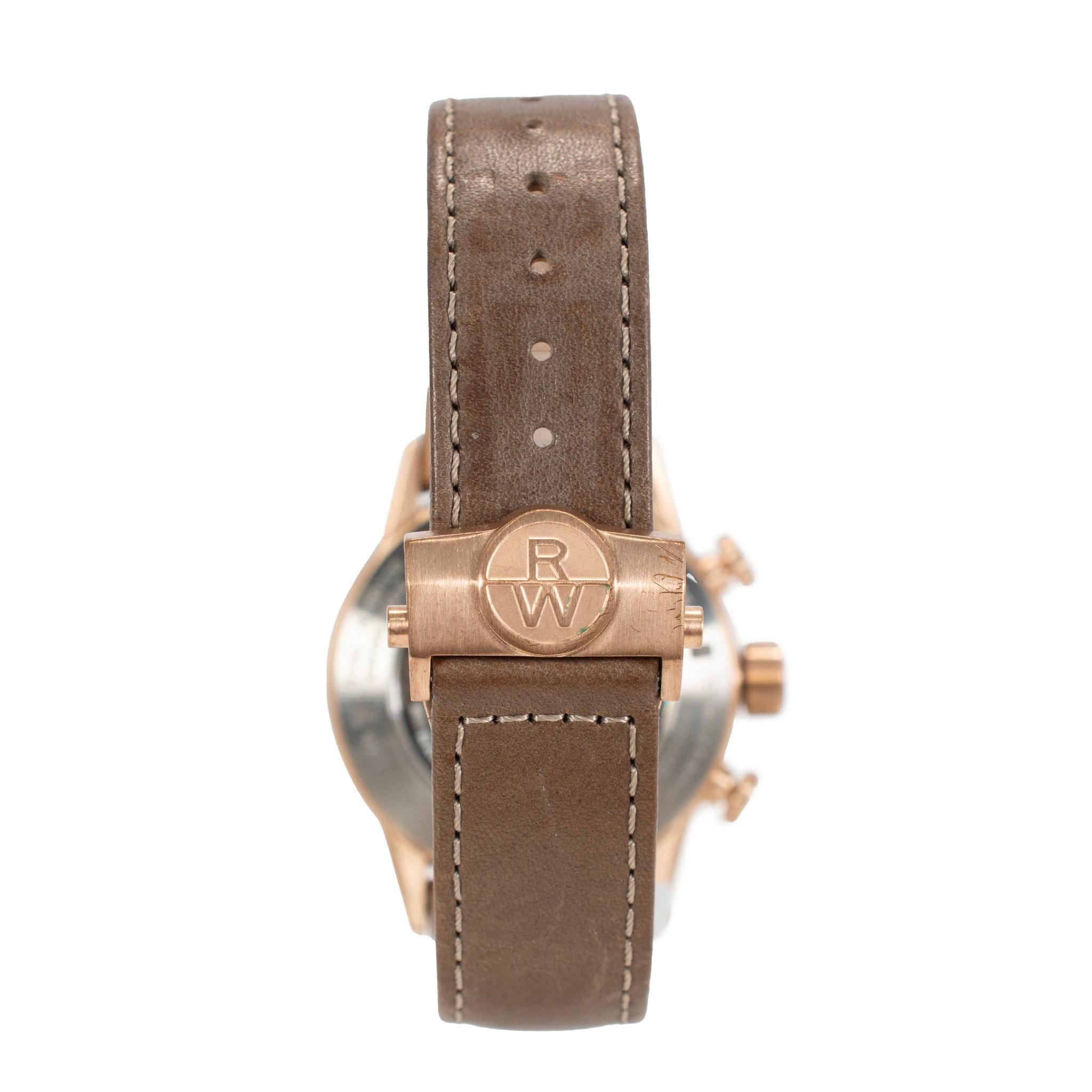 Montre Raymond Weil Freelancer Chronograph 43.5mm Bronze Limited Edition 248/300 en vente 2