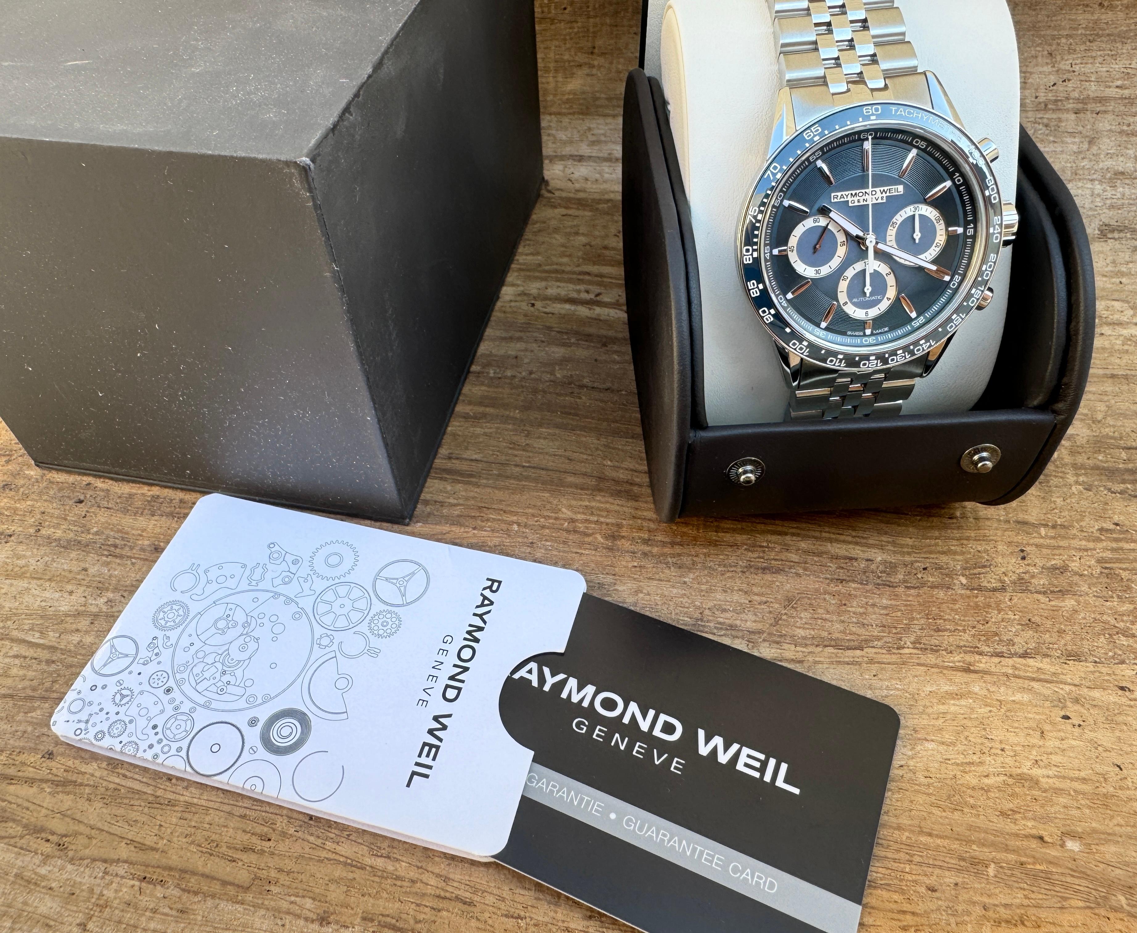 Raymond Weil Freelancer Chronograph 7741-ST3-50021 Montre complète Pour hommes en vente